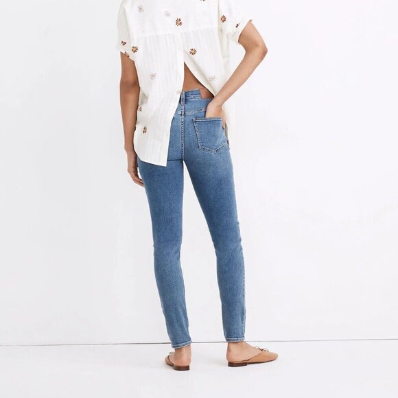 Madewell 10" High-Rise Roadtripper Authentic Skinny Jeans- Size 25 - Picture 4 of 14